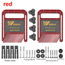 Load image into Gallery viewer, Extended Feather Loc Board Set Double Featherboards Miter Gauge Slot Woodworking Tools for Engraving Machine Circular Saw Table
