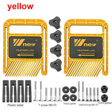 Load image into Gallery viewer, Extended Feather Loc Board Set Double Featherboards Miter Gauge Slot Woodworking Tools for Engraving Machine Circular Saw Table
