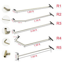 Load image into Gallery viewer, PDR Tools Newly Design Hook Tools Push Rod Black Car Crowbar Paintless Dent Repair Tools Kits Ding Hail Puller Set
